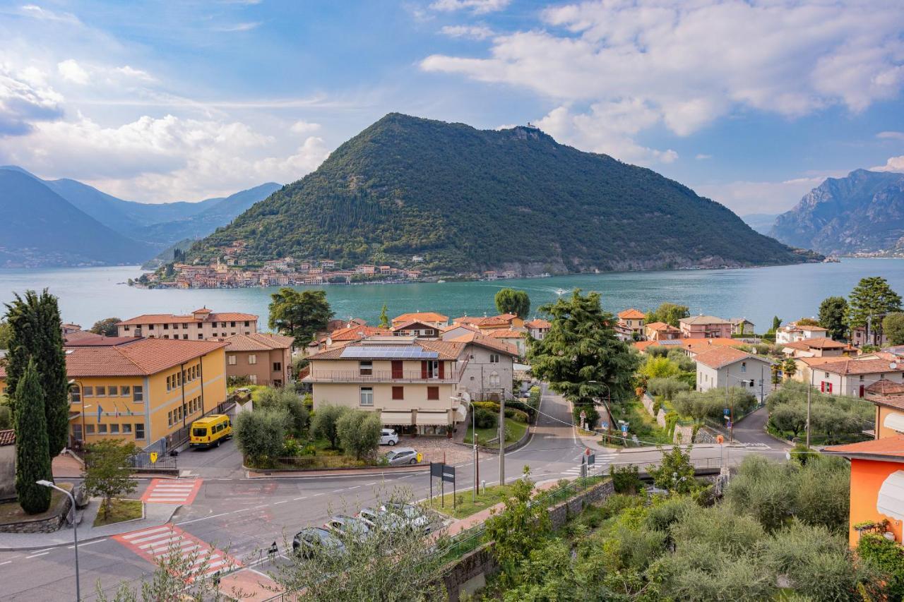 Lake Iseo Panorama Sulzano Bagian luar foto