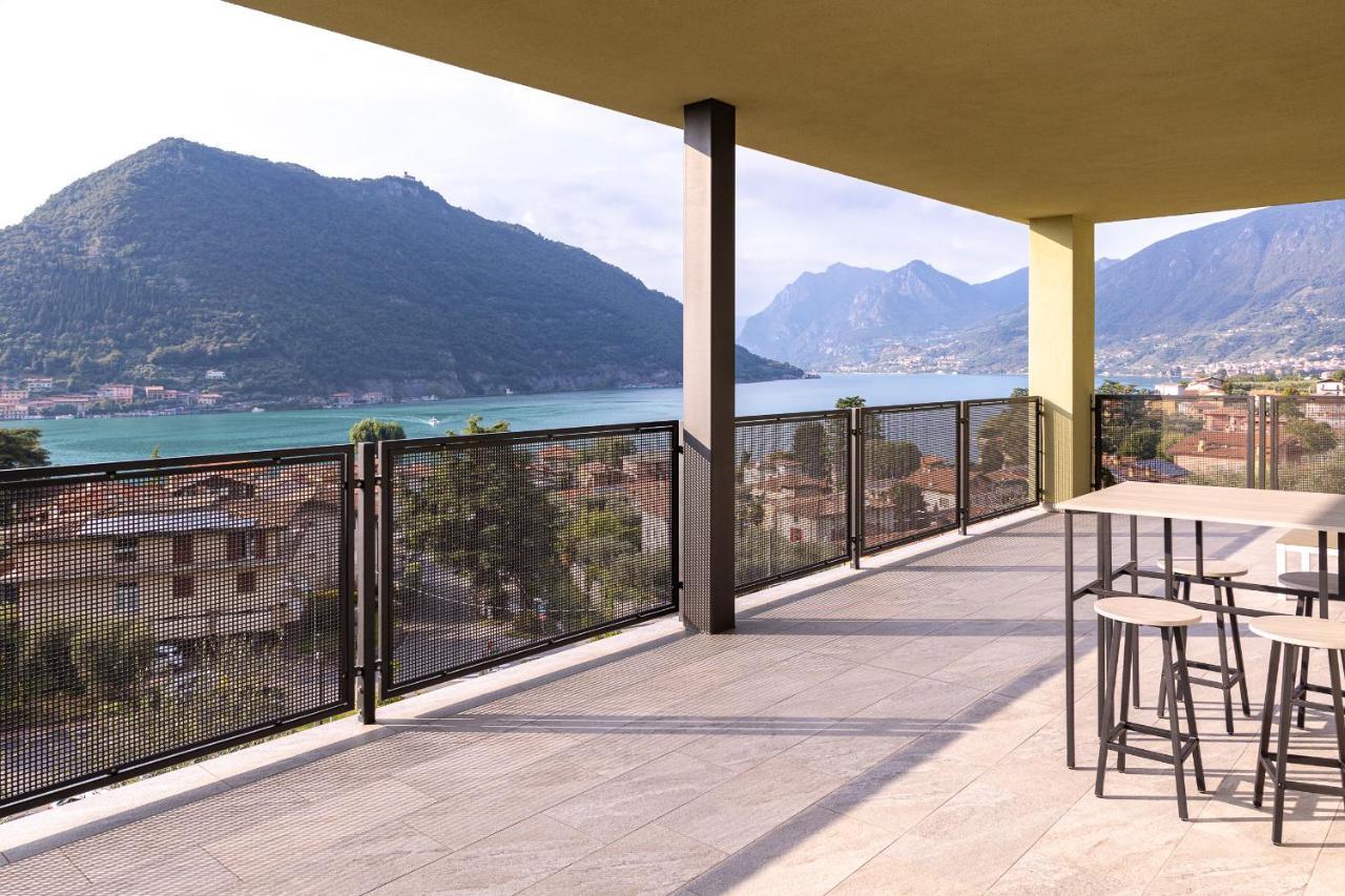 Lake Iseo Panorama Sulzano Bagian luar foto